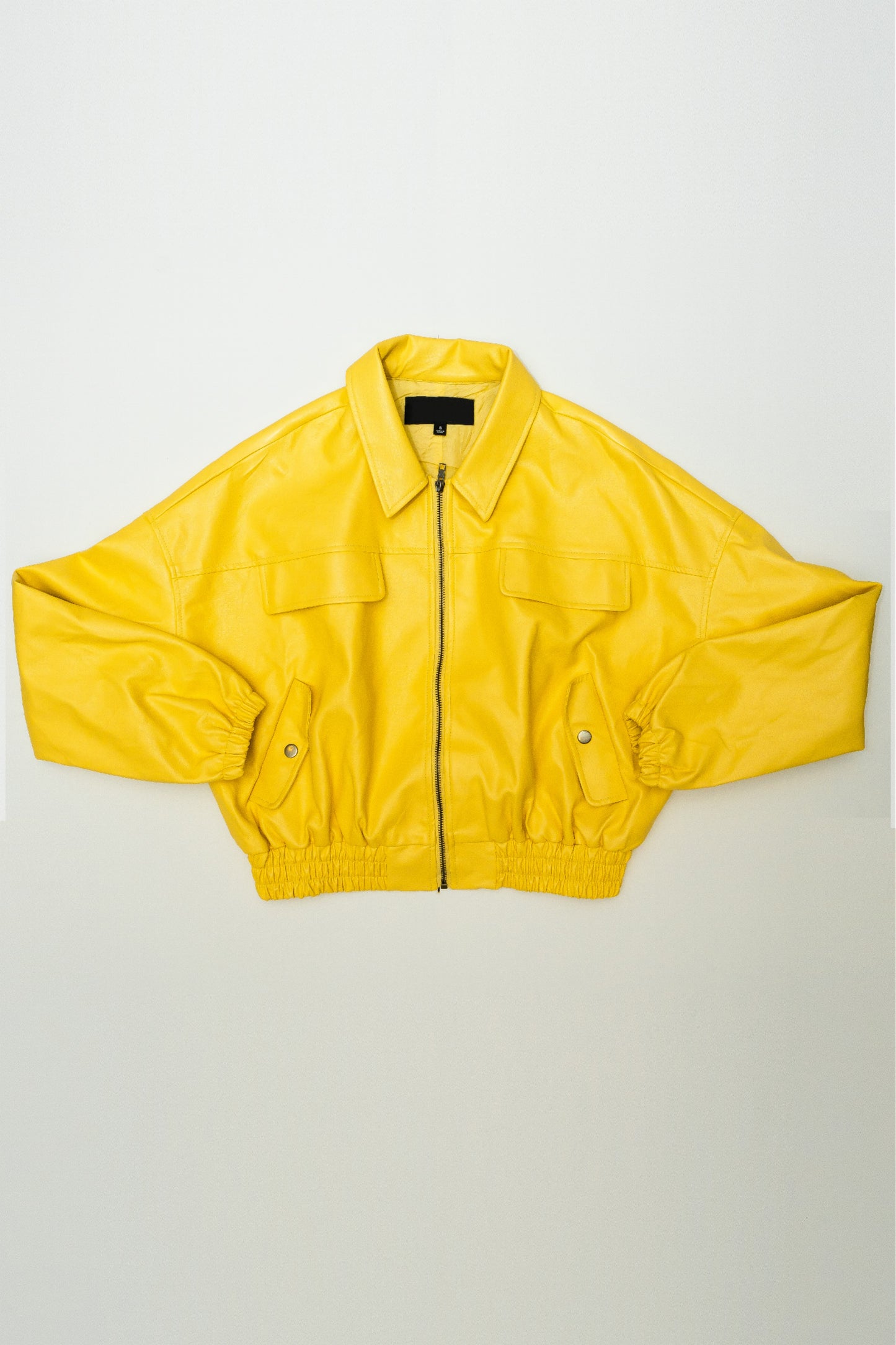 Signature Faux Leather Jacket