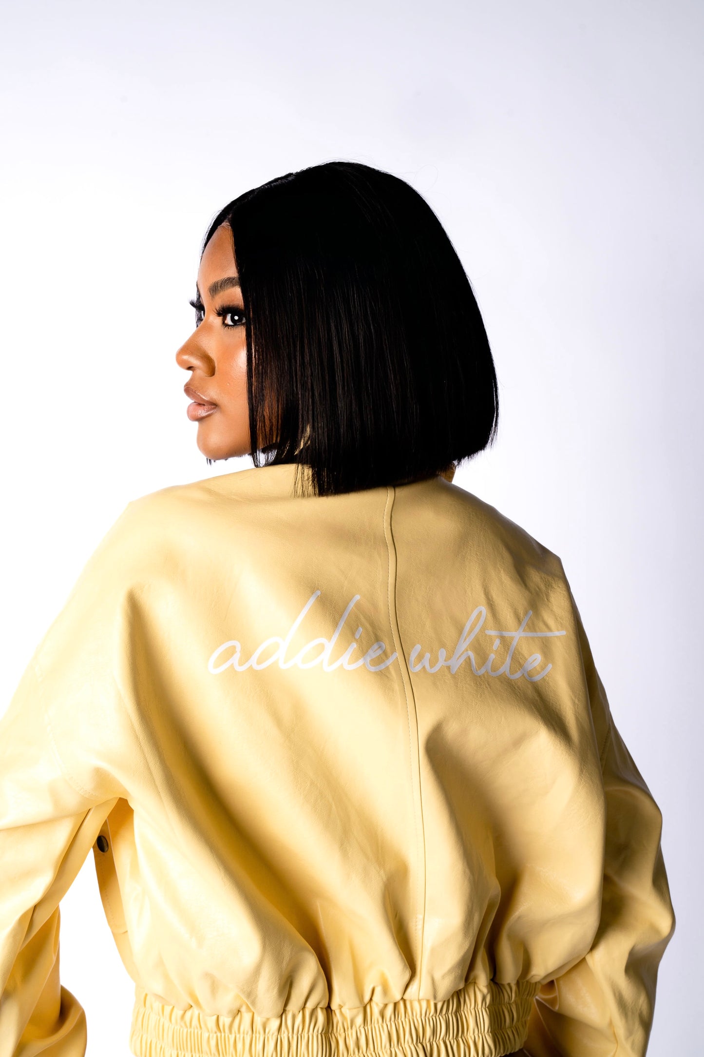 Signature Faux Leather Jacket