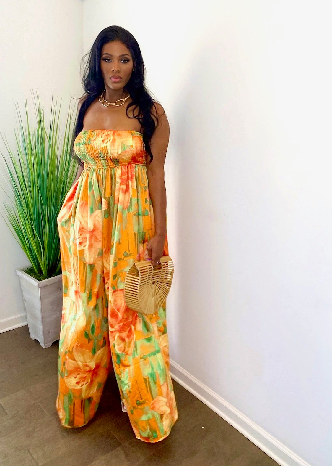 Floral Jumpsuit