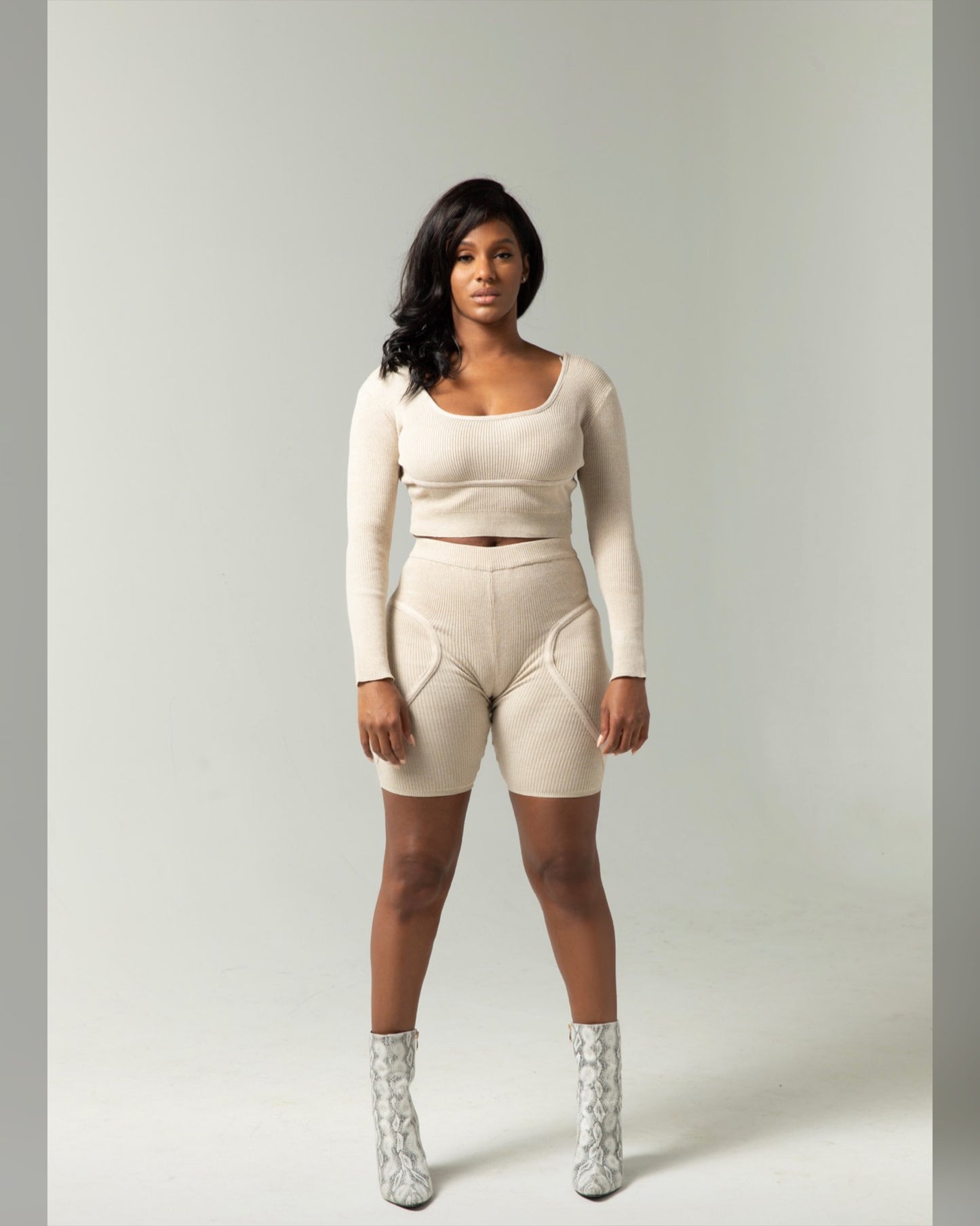 Oatmeal Knit Set