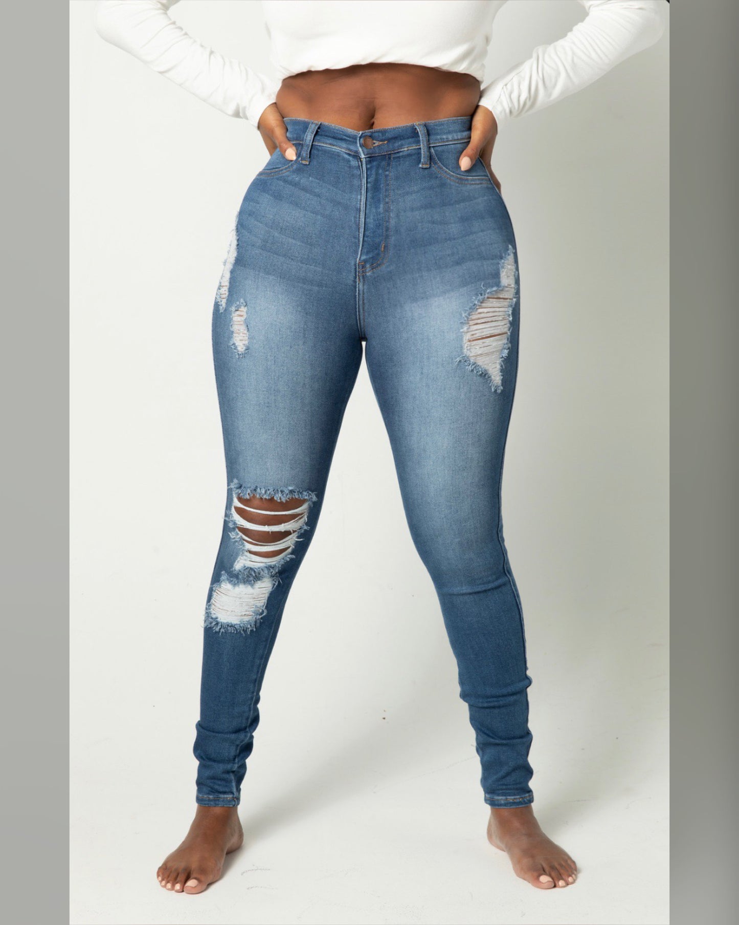 What Waist Denim Jeans